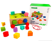 Load image into Gallery viewer, Shape Sorter Cart - Tooky Toy