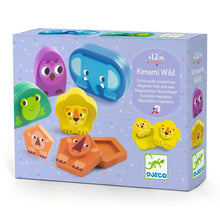 Load image into Gallery viewer, Djeco Kimami Wild - Wooden Magnetic Hide & Seek Game