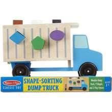 Load image into Gallery viewer, Shape Sorting Dump Truck - Melissa & Doug