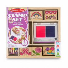Load image into Gallery viewer, Wooden Friendship Stamp Set- Melissa &amp; Doug