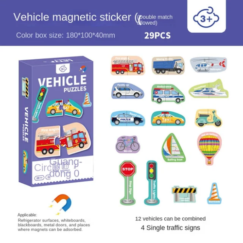 Magnetic Vehicle Puzzles
