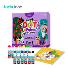 Load image into Gallery viewer, Art 2 In 1 Dot Paint- 12 Color- Tookyland