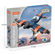 Load image into Gallery viewer, 3 In 1 Military Plane Build 248Pcs