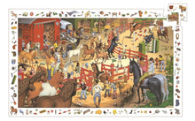 Load image into Gallery viewer, Djeco Observation Puzzle - Horse-riding