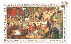 Djeco Observation Puzzle - Horse-riding