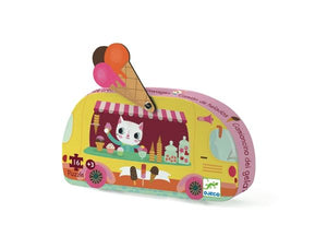 Djeco Silhouette Puzzle - Ice Cream Truck