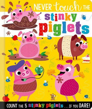Load image into Gallery viewer, 5 Faces Board Book - Never Touch the Stinky Piglets!