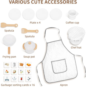 Versatile White Kitchen - Tooky Toy