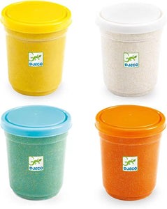 Djeco Glitter Playdough - 4 Tubs/4 Colours