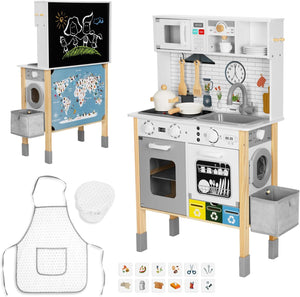 Versatile White Kitchen - Tooky Toy