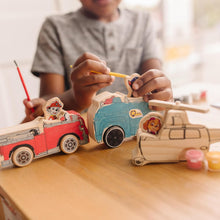 Load image into Gallery viewer, Melissa &amp; Doug Paw Patrol Wooden Craft Kit - Vehicles