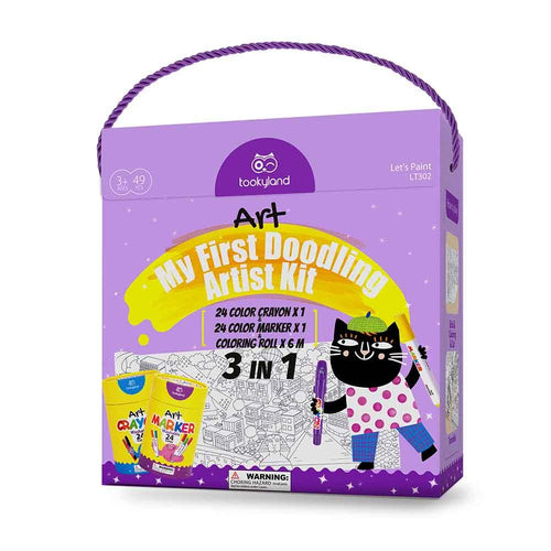 My First 3 In 1 Doodling Artist Kit - Tookyland