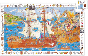 Djeco Observation Puzzle - Pirates - 100pcs