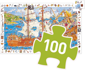 Djeco Observation Puzzle - Pirates - 100pcs