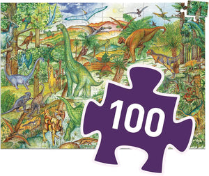Djeco Observation Puzzle - Dinosaur - 100 pc