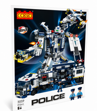 Load image into Gallery viewer, 8 In 3 Police Build 812Pcs- Cogo