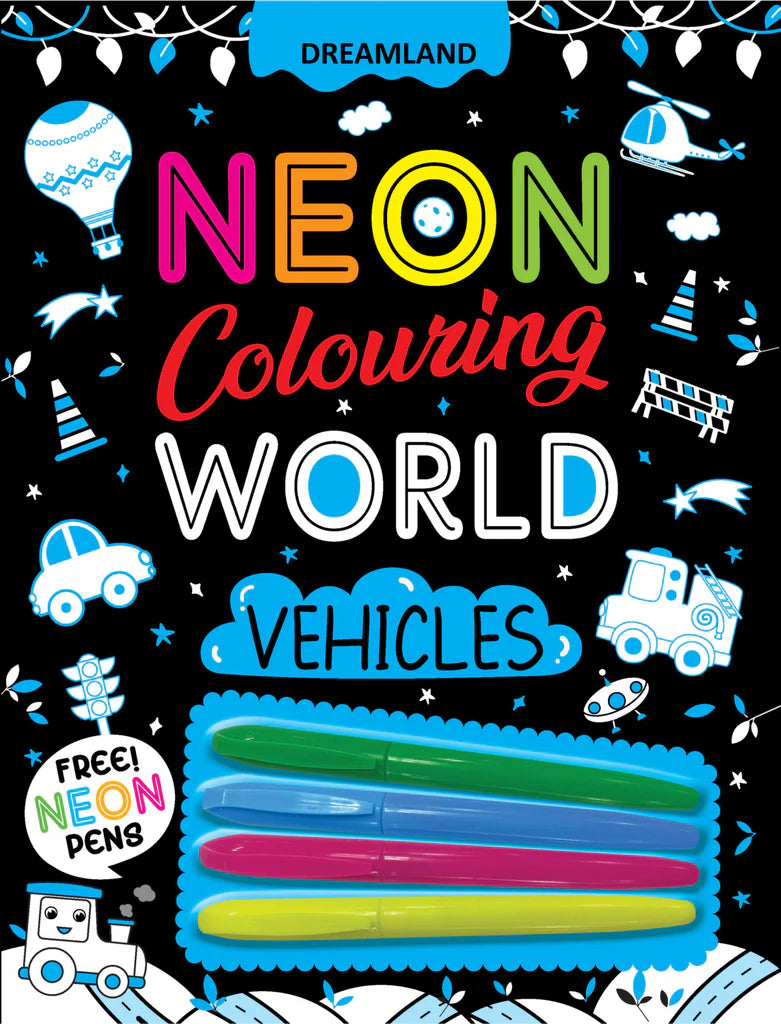 Neon Colouring Vehicles