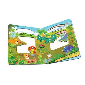 In the Dinosaur World - Window Board Book