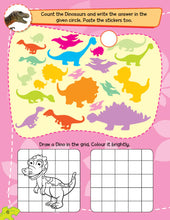 Load image into Gallery viewer, Dinosaur Sticker and Activity Book