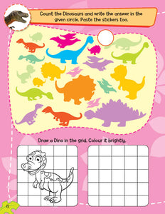 Dinosaur Sticker and Activity Book