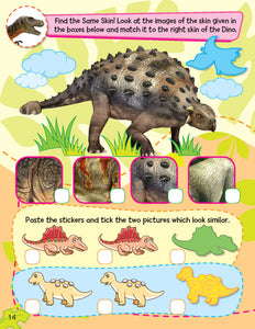 Dinosaur Sticker and Activity Book