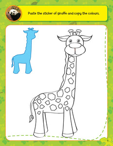 Wild Animal Sticker and Activity Book