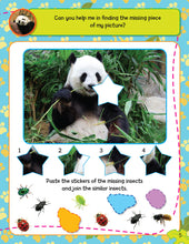 Load image into Gallery viewer, Wild Animal Sticker and Activity Book