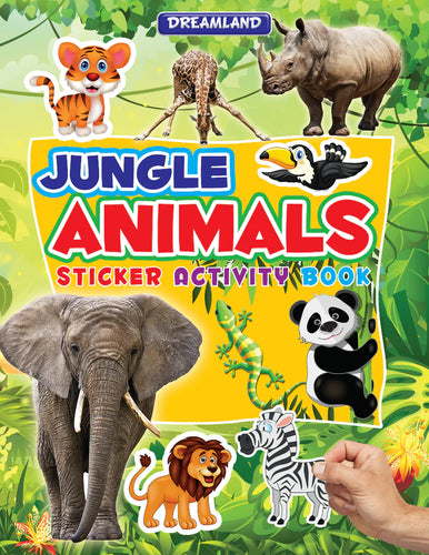 Wild Animal Sticker and Activity Book