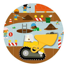 Load image into Gallery viewer, Construction Site Giant Puzzle - Djeco - 17 PC