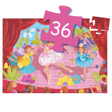 Load image into Gallery viewer, Djeco Sillouette Puzzle - Ballerina - 36 pcs