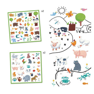Djeco Stickers - Animals
