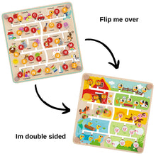 Load image into Gallery viewer, Alphabet / Farm Magnetic Maze - Tooky Toy