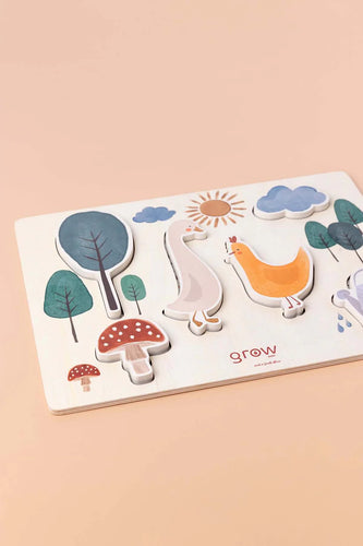 Grow Baby - Chunky Puzzle - Country