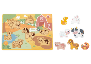 Stackable Chunky Farm Puzzle - hi Pando