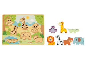 Stackable Wild Life Puzzle - hi Pando