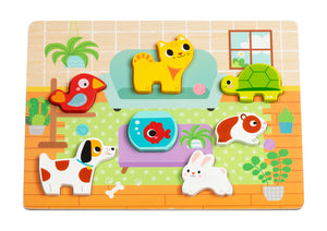 Chunky Stackable Pet Puzzle - hi Pando