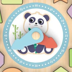 Wooden Clock Puzzle - hi Pando