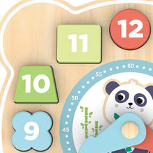 Load image into Gallery viewer, Wooden Clock Puzzle - hi Pando