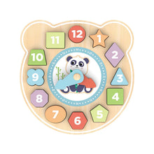 Load image into Gallery viewer, Wooden Clock Puzzle - hi Pando