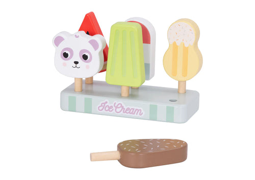 Hi Pando - Wooden Ice-Cream Set