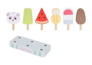 Hi Pando - Wooden Ice-Cream Set