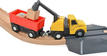 Load image into Gallery viewer, Construction Yard Train Set - Tooky Toy