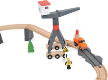 Load image into Gallery viewer, Construction Yard Train Set - Tooky Toy
