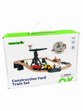 Load image into Gallery viewer, Construction Yard Train Set - Tooky Toy