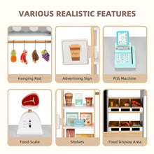 Load image into Gallery viewer, Deluxe Wooden Grocery Store with Accessories - TookyToy