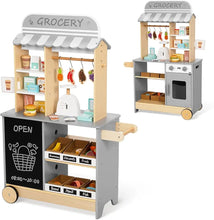 Load image into Gallery viewer, Deluxe Wooden Grocery Store with Accessories - TookyToy