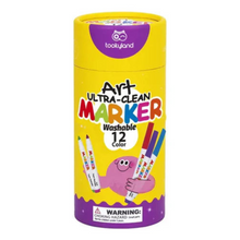 Load image into Gallery viewer, ULTRA-CLEAN Washable Markers - 12 Colours - Tookyland