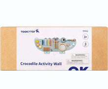 Load image into Gallery viewer, Crocodile Wall Mount Activity Board- Tooky Toy