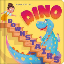 Load image into Gallery viewer, Mini Padded Story Book- Dino Downstairs
