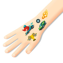 Load image into Gallery viewer, Djeco-Metallic Speedsters Tattoos